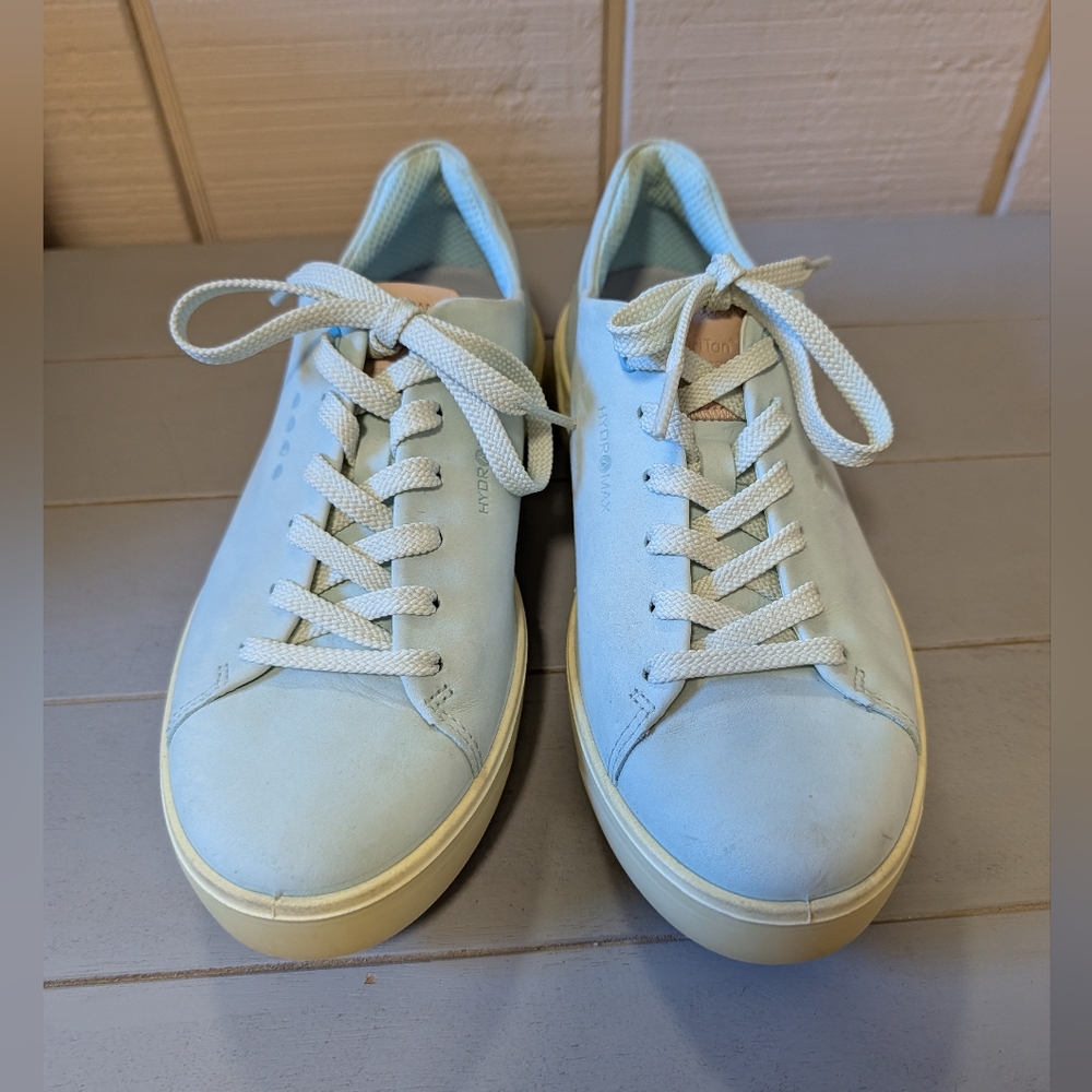 ECCO W GOLF TRAY Laced Shoes Blue Yellow Women's 10 - Picture 2 of 15